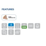 Ψυγείο πίτσας CRZ 93A - GN1/1